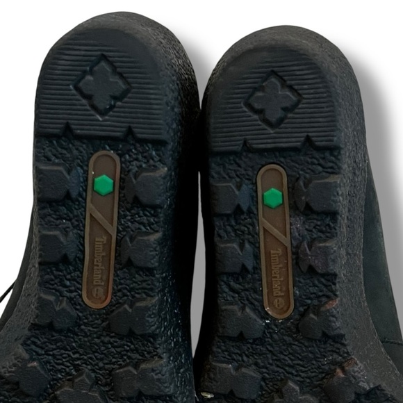 Timberland Earthkeepers Amston Wedge Booties Laceup Black Leather 8253A Womens 7 - Picture 11 of 13